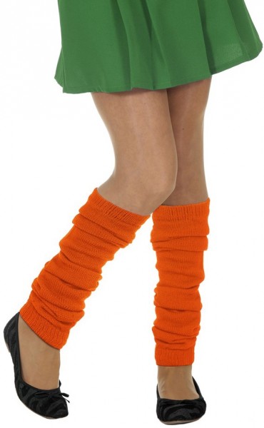 Skin-tight leg warmers leg warmers in orange