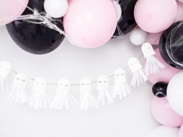 Boo Town ghost garland 1.3m 2