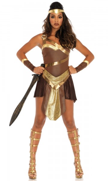 Sexy Warrior dames kostuum