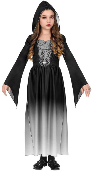 1 Gothic Kleid Raven für Mädchen