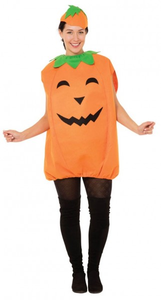 Crazy pumpkin lady costume