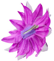 Widok: Spinka do włosów z fioletowym kwiatem florii