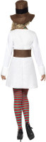 Vorschau: Weißes Schneefrauen Kleid für Damen