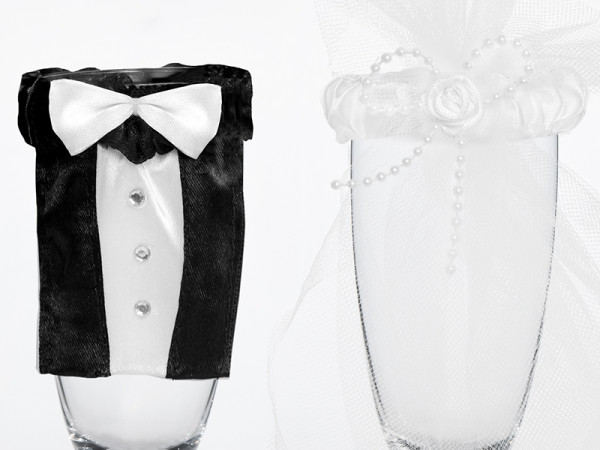 Bride & Groom glass decoration