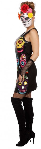 Seductive Day Of The Dead Sequin Dress 2