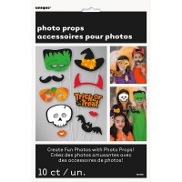 Vista previa: Truco o trato de Halloween Photo Props 10 piezas