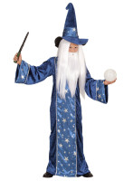 Magischer Zauberer Kinder Kostüm