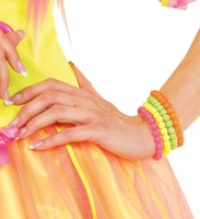 Preview: 80s neon bead bracelet set