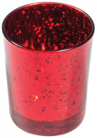Vorschau: Kerzenhalter Crushed Red 6,5cm