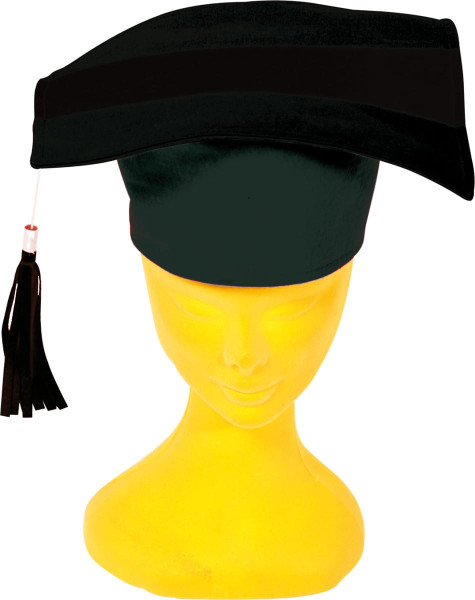 Graduate hat lavet af filt 29cm