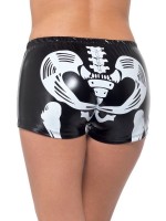 Vorschau: Sexy Skelett Hotpants für Damen