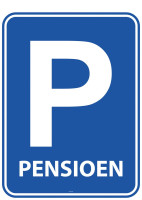 Türschild Pension