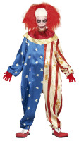 American horror clown costume for children