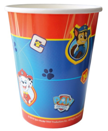8 Paw Patrol Action pappersmuggar 250ml