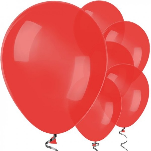50 röda ballonger Jive 30cm