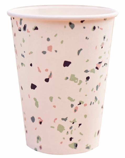 8 Crazy Shreds Eco paper cups 250ml