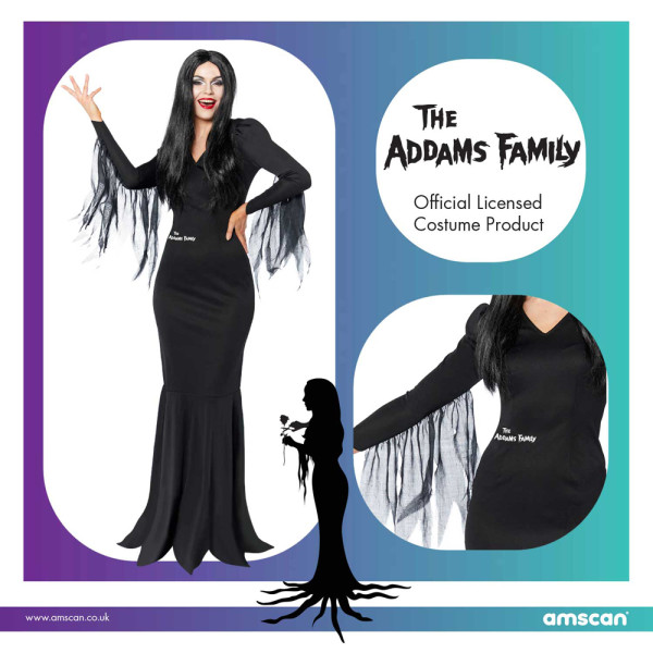Morticia Addams Family Kostüm für Damen 7