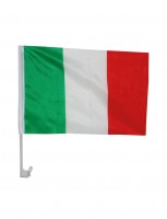 Flaga Włoch fanem samochodów