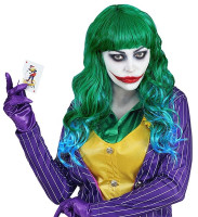 Perruque femme verte Mad Joker