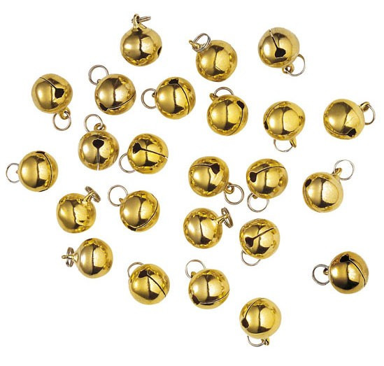 Golden Christmas bells