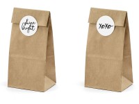 Preview: 6 gift bags with stickers