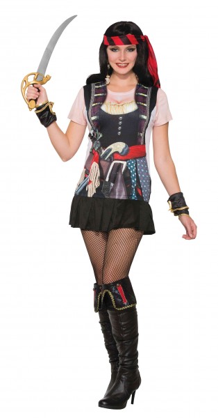 Piratin Freya 3D Shirt Für Damen