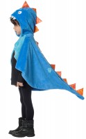 Vista previa: Disfraz de capa de dragón azul para niños