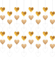 8 wieszaków sufitowych - Złote Serce 1,3m