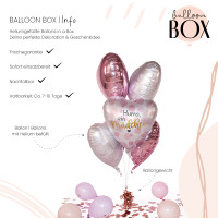 Vorschau: Heliumballon in der Box Hurra, ein Mädchen