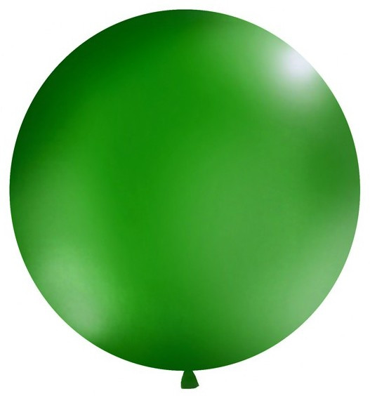 Palloncino rotondo verde 1m