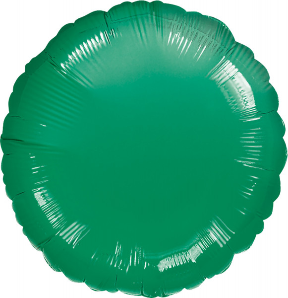 Palloncino foil rotondo verde scuro 45 cm