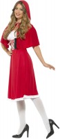 Oversigt: Lille rødhætte Luise kostume til kvinder