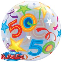 Grand ballon de fête 50e anniversaire 56cm