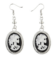 Preview: Day of the Dead cameo earrings