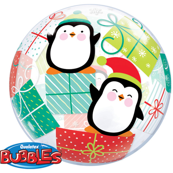 Kerstfolie Ballon Penguin 56cm