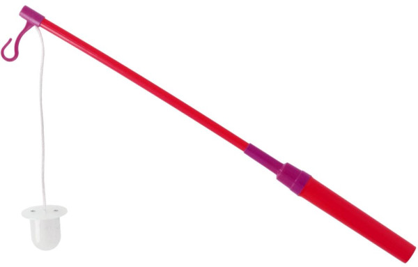 Latarka LED w kolorze czerwono-różowym