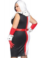 Vorschau: Dalmatiner Lady Plussize Damenkostüm