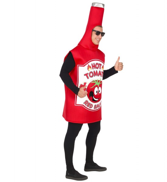 Scharfes Ketchup Flaschen Kostüm