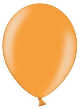 20 Partystar metallic Ballons orange 23cm
