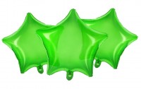 Förhandsgranskning: Transparent stjärnballong grön 48cm