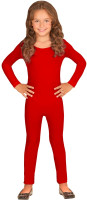 Oversigt: Langærmet børne-bodysuit rød