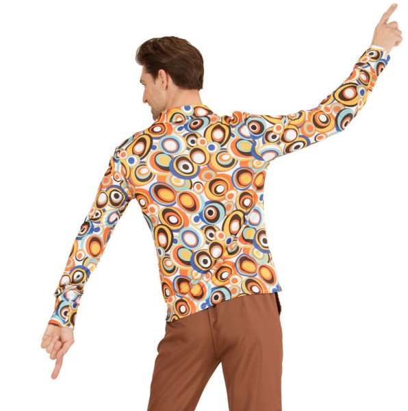 Partyskjorta för hippieeran för män