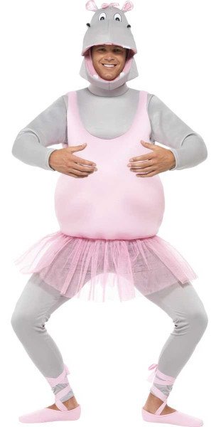 Hippo ballerina costume for adults