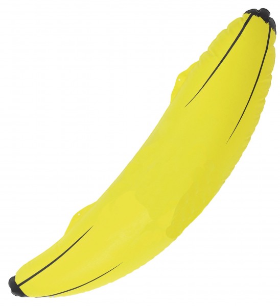 Opblaasbaar feest bananendecoratie 73cm