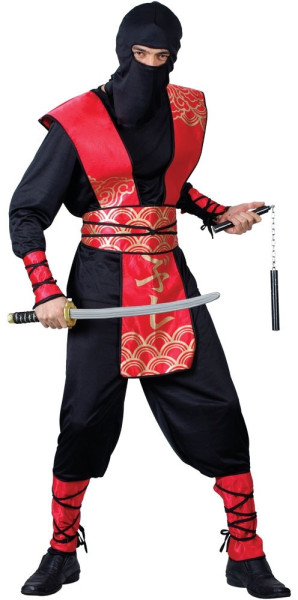 Black guard ninja costume