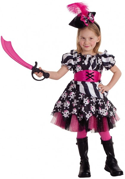 Costume Pirata Pina per bambini rosa