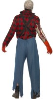 Vista previa: Disfraz de granjero zombie para hombre