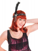 Preview: Feather headband black