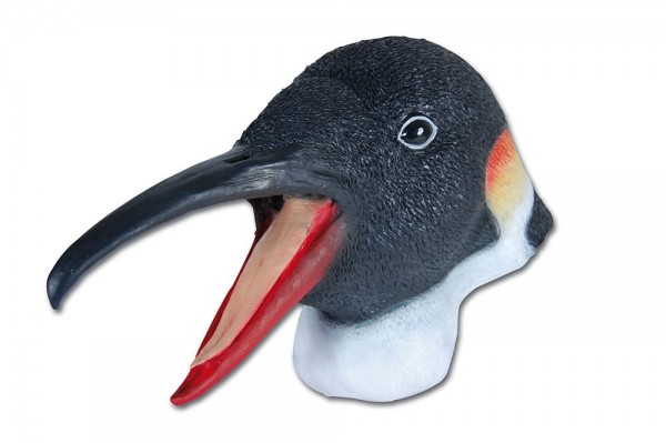 Mascarilla de cabeza de pingüino