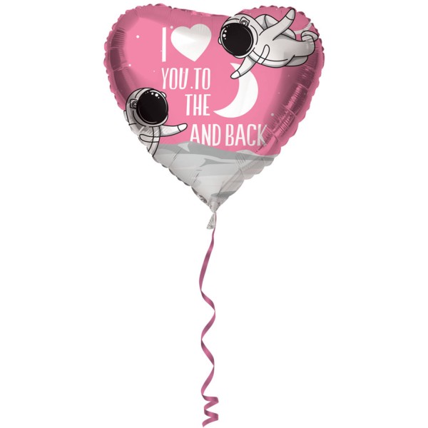 Elsker dig til månefolieballonen 45cm